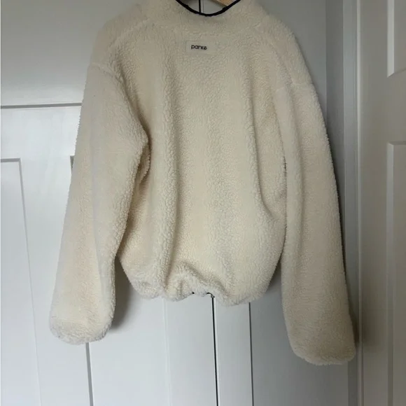 Parke Cream/Navy Fleece size S/M - Picture 5 of 5